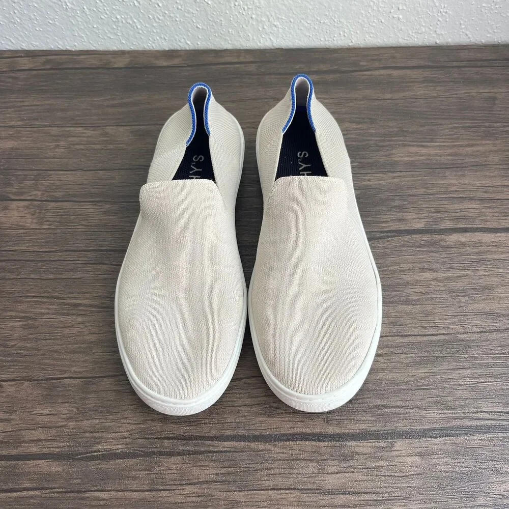 Rothy's The Original Slip On Sneaker Tan Sand‎ Knit Shoes Womens Size 10